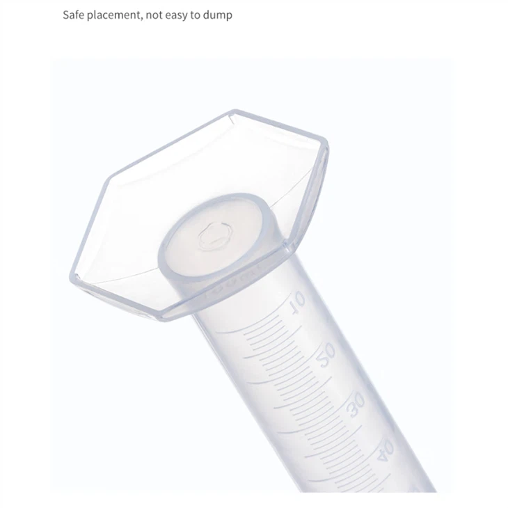 Hexagonal Base Plastic Measuring Cylinder
