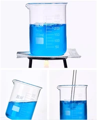 Tazza tal-Oġġetti tal-ħġieġ tal-Borosilikat tal-Laboratorju B'Ħġieġ b'Forma Baxxa tal-Ħġieġ